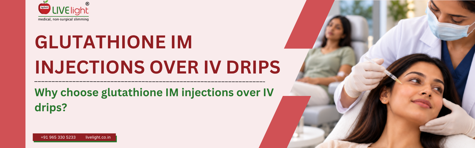 Why Choose Glutathione IM Injections Over IV Drips?