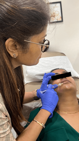 Fillers treatment procedure at livelight Thane